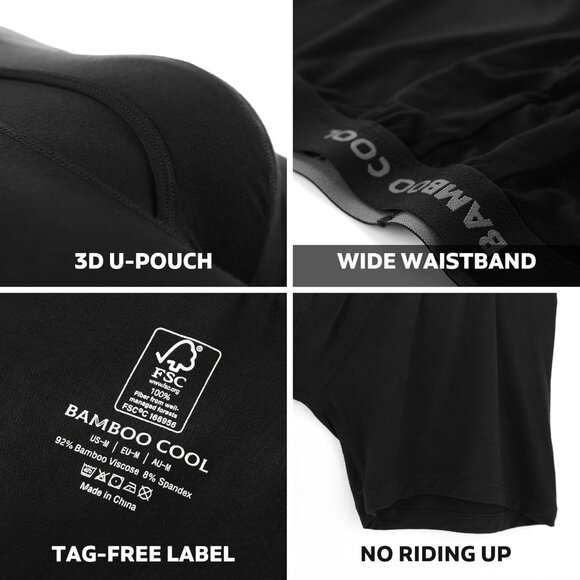 Men's Ultra Breathable 01 Multicolor Underwear Comfortable Multi Pack Underwear - Picture 3 of 6